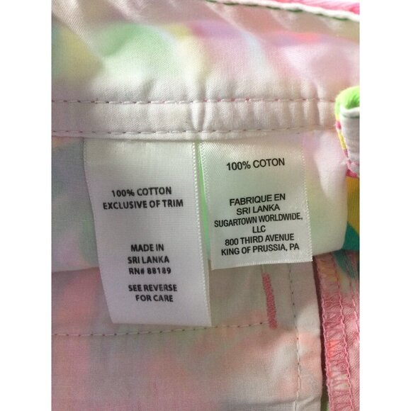 Lilly Pulitzer Buttercup Scallop Hem Shorts 000 Pastel Floral Preppy Resort - Picture 5 of 9